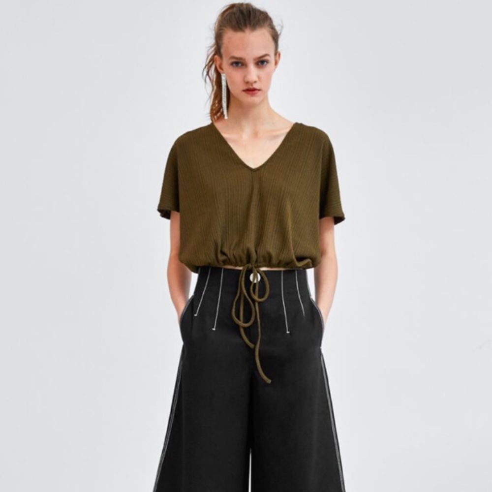 Zara Drawstring Top